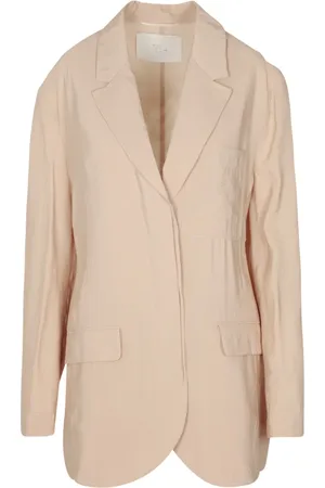 TELA Jacka, Dam, S, Polyester, Taffeta Blazer med Reverskrage