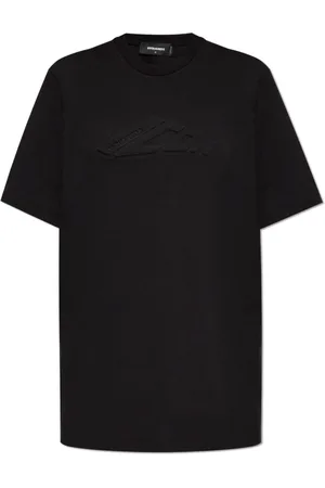Dsquared2 Klänning, Dam, 2Xs, Bomull, Klänning med logotyp