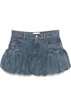 COPERNI Kjol, Dam, S, Denim, Indigo Blå Kjol med Fickor