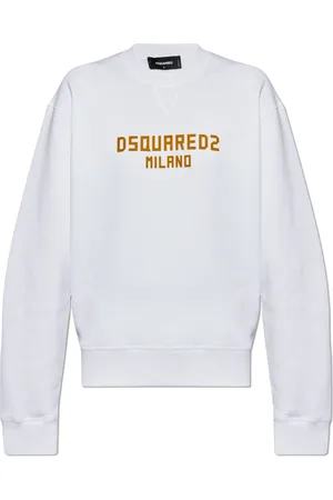 Dsquared2 Sweatshirts & Hoodies, Dam, S, Bomull, Sweatshirt med logotyp