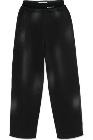 Alexander Wang Byxor, Dam, M, Bomull, Svarta Byxor för Kvinnor