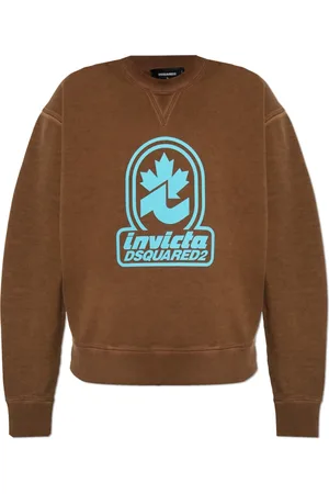 Dsquared2 Sweatshirts & Hoodies, Dam, S, Bomull, Tryckt Sweatshirt