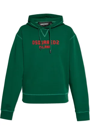 Dsquared2 Sweatshirts & Hoodies, Dam, 2Xs, Bomull, Sweatshirt med logotyp