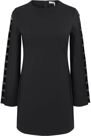 Simkhai Klänning, Dam, M, Nylon, Svart Mini Klänning med Spänne Detaljer