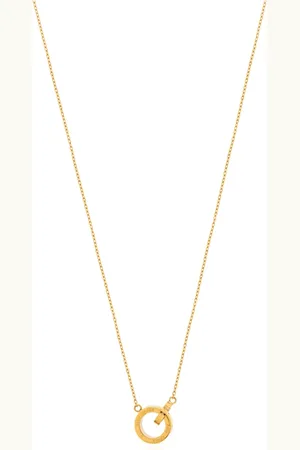 Kate Spade Accessoarer, Dam, ONE Size, Halsband med skimrande kristallhänge