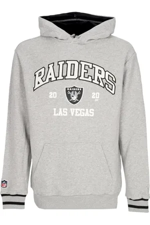 New Era Sweatshirts & Hoodies, Herr, XL, Bomull, Lasrai Lättvikts huvtröja med Raiders-logotyp