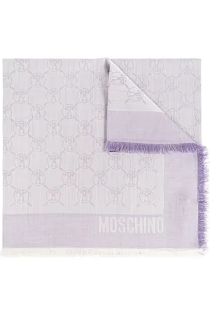 Moschino Accessoarer, unisex, ONE Size, Bomull, Halsduk med lurextråd