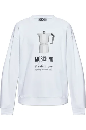 Moschino Sweatshirts & Hoodies, Herr, M, Bomull, Tryckt sweatshirt