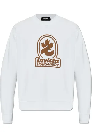 Dsquared2 Sweatshirts & Hoodies, Herr, M, Bomull, Sweatshirt med tryck