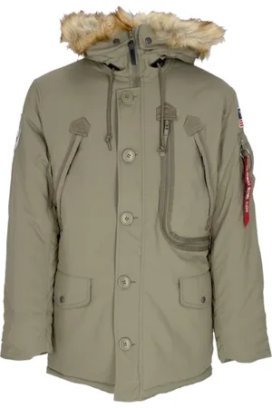 Alpha Industries Jacka, Herr, L, Polyester, Polarjacka med dragkedja