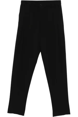 Giorgio Armani Byxor, Herr, L, Svarta Elastiska Midjeshorts