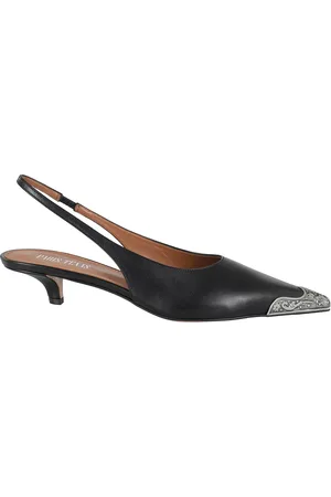 PARIS TEXAS Skor, Dam, 37 EU, Läder, Western Slingback Skor