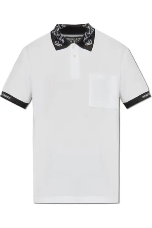 VERSACE Topp, Herr, 2Xl, Bomull, Polo med ficka