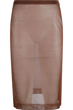 Saint Laurent Kjol, Dam, M, Rayon, Pennkjol med Jupe Crayon