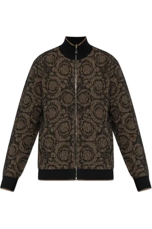 VERSACE Stickade tröjor & koftor, Herr, L, Vändbar sweatshirt