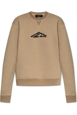 Dsquared2 Sweatshirts & Hoodies, Dam, L, Bomull, Sweatshirt med tryckt logotyp