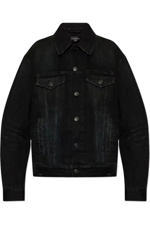 Balenciaga Jacka, Dam, M, Denim, Jeansjacka med vintageeffekt