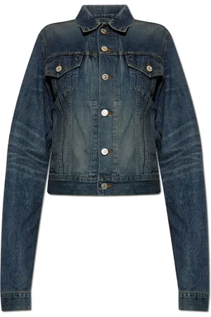 Balenciaga Jacka, Dam, M, Bomull, Jeansjacka med vintageeffekt