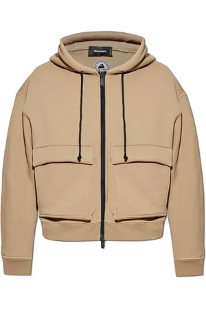 Dsquared2 Sweatshirts & Hoodies, Herr, 2Xl, Bomull, Sweatshirt med logotyp