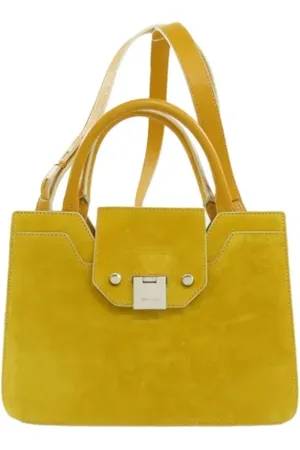 Jimmy Choo Pre-owned, Dam, ONE Size, Mocka, Pre-owned Mocka handvskor