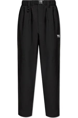 Y-3 Byxor, Herr, XL, Polyester, Byxor med tryckt logotyp