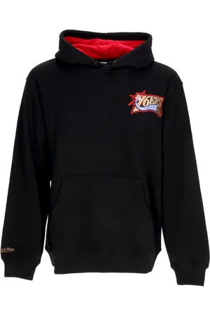 Mitchell & Ness Sweatshirts & Hoodies, Herr, XL, Bomull, NBA Premium Fleece Vintage Logo Hoodie