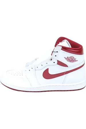 Jordan Skor, Dam, 38 1/2 EU, Läder, Metallic Burgundy High 85 Sneakers