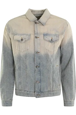 FLÂNEUR Flâneur, Jacka, Herr, L, Denim, Faded Tweed Denim Jacket