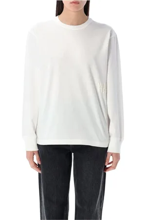Alexander Wang Topp, Dam, M, Bomull, Essentiell långärmad T-shirt