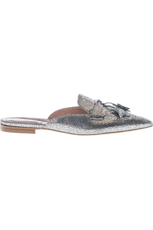 Alberta Ferretti Skor, Dam, 36 EU, Metallic Sabot Skor