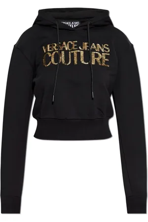 VERSACE Sweatshirts & Hoodies, Dam, S, Bomull, Hoodie