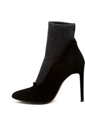Giuseppe Zanotti Skor, Dam, 39 EU, Svarta Tronchetto stövlar