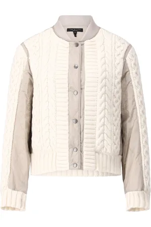 RAG&BONE Stickade tröjor & koftor, Dam, S, Avslappnad Stickad Bomberjacka