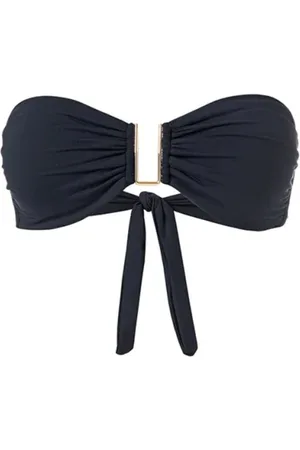 Melissa Odabash Badkläder, Dam, 2Xs, Svart Bandeau Bikini Topp