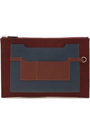 Hermès Pre-owned, Herr, ONE Size, Pre-owned Canvas kuvertvskor