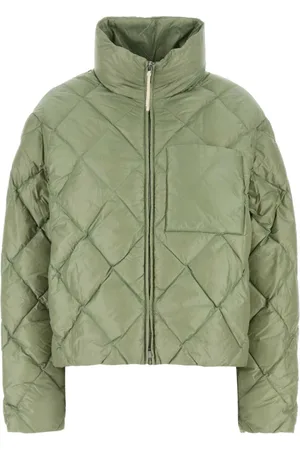 Jil Sander Jacka, Dam, S, Nylon, Pastellgrön Nylon Dunjacka