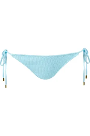 Melissa Odabash Badkläder, Dam, S, Räfflad Knyt-Side Bikini Botten Sky Ridges