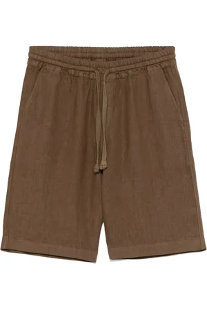 FEDELI Shorts, Herr, L, Linne, Linneshorts med dragsko
