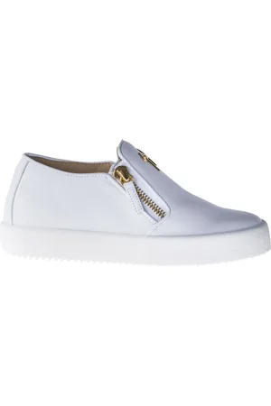 Giuseppe Zanotti Skor, Dam, 38 EU, Vita Logoball Sneakers