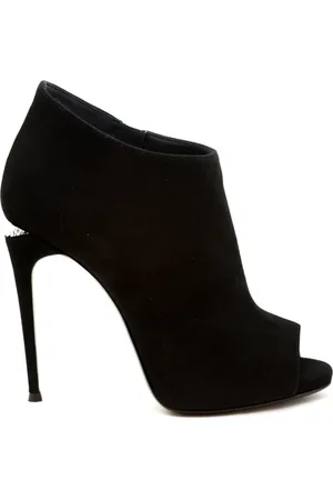 Giuseppe Zanotti Skor, Dam, 37 1/2 EU, Svarta Tronchetto stövlar