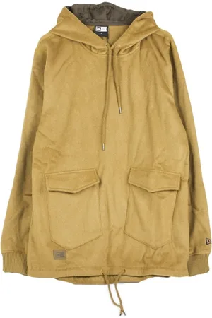New Era Jacka, Herr, L, Klassisk huvtröja i khaki