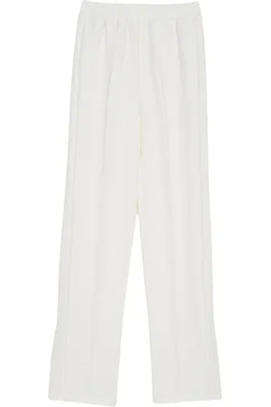 Twin-Set Byxor, Dam, M, Polyester, Broderade Straight Leg Byxor