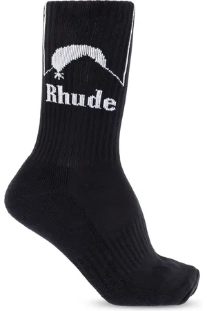 Rhude Underkläder, Herr, ONE Size, Bomull, Strumpor med logotyp