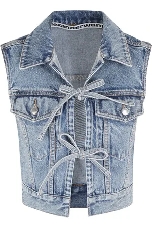Alexander Wang Jacka, Dam, S, Pärlad Fram Vest Topp