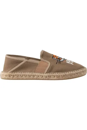 Kenzo Skor, Herr, 44 EU, Bomull, Lucky Tiger Canvas Espadriller