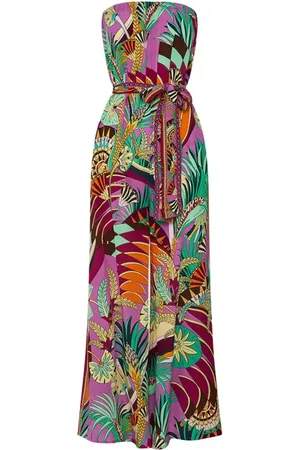 Camilla Jumpsuits & Playsuits, Dam, M, Öken Palm Wide-Leg Jumpsuit