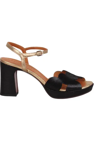 Chie Mihara Skor, Dam, 37 1/2 EU, Läder, Kelis Sandaler med Hög Blockklack