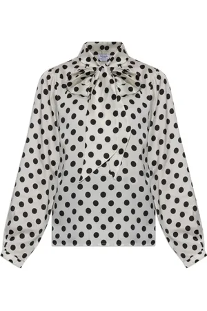 Kate Spade Blusar & Skjortor , Dam, M, Topp med polka dot mönster
