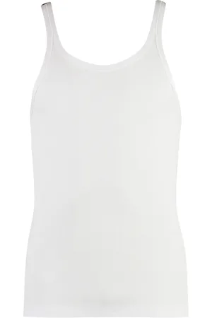 Dolce & Gabbana Topp, Herr, S, Bomull, Räfflad Bomullstanktopp