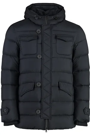 HERNO Jacka, Herr, M, Polyester, Huva dunjacka med fyra fickor